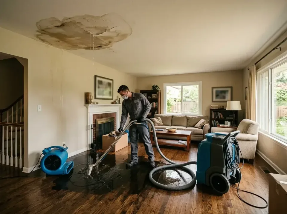 attic-pipe-burst-ceiling-drip-008 — frequently asked questions, Water Damage Restoration & Carpet Care in East St. Louis, IL